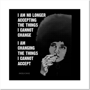 Angela Davis Quote Posters and Art